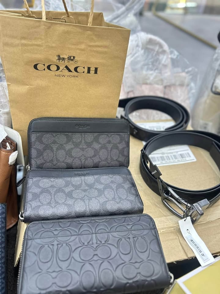 Coach Men Wallet & Belt